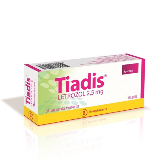 Tiadis 2.5 mg x 30 Comprimidos Recubiertos, , large image number 0