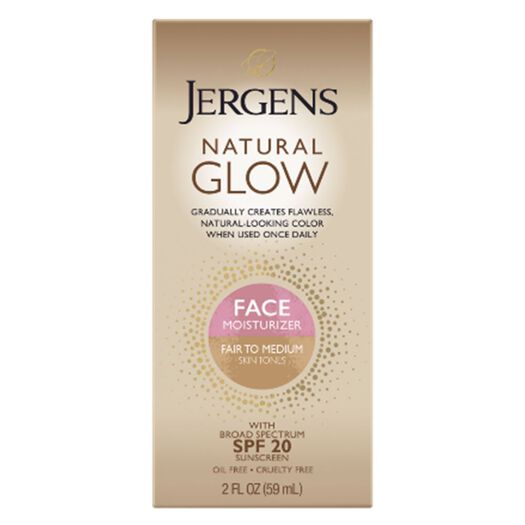 Jergens Autobronceante Facial Fps20 Tono Medio 60Ml, , large image number 1