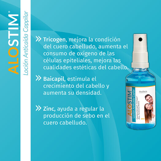 Alostim Locion Anticaida Capilar 60ml., , large image number 1