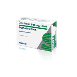 Omnitrope 10mg/1,5 mL Soluci&oacute;n Inyectable 1 Cartucho