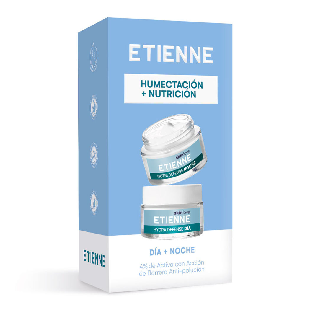 Set Etienne Crema Humectante + Nutritiva D&iacute;a y Noche, , large image number 1