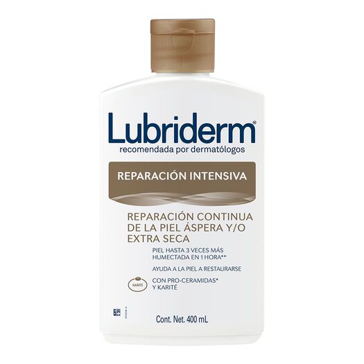 lubriderm® reparación intensiva x 400 ml, , large image number 1