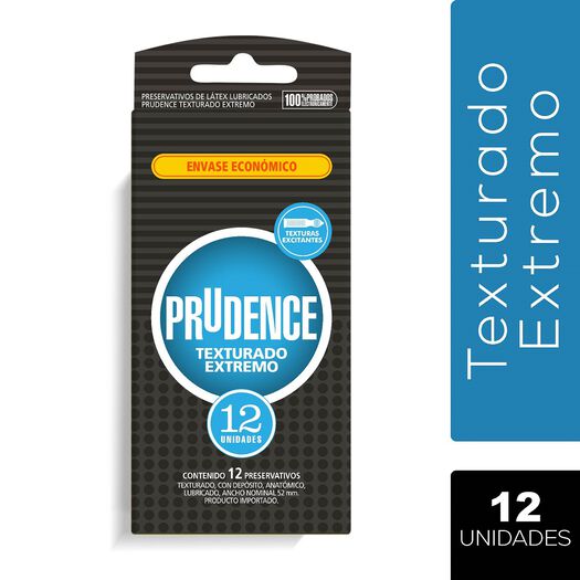 Preservativo Prudence Texturado Extremo 12 un, , large image number 0