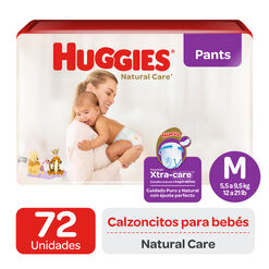 Pants Huggies Natural Care  M 72 un