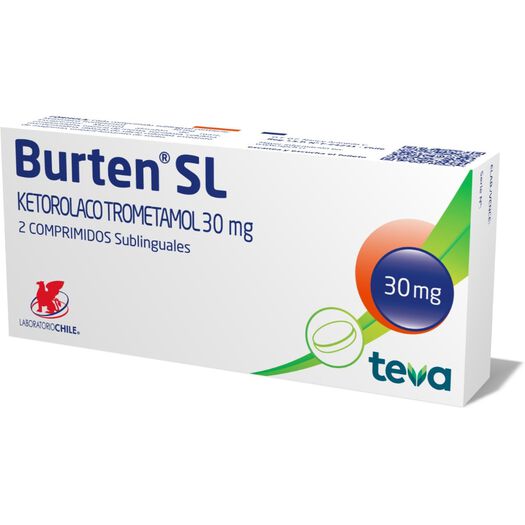 Burten SL 30 mg x 2 Comprimidos Sublinguales, , large image number 0