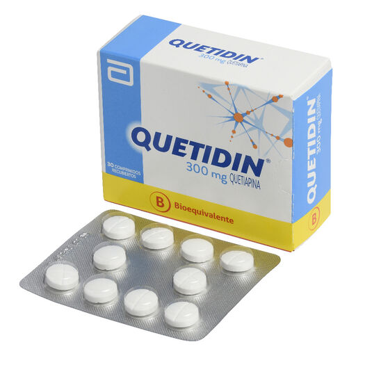 Quetidin 300 mg x 30 Comprimidos Recubiertos, , large image number 0