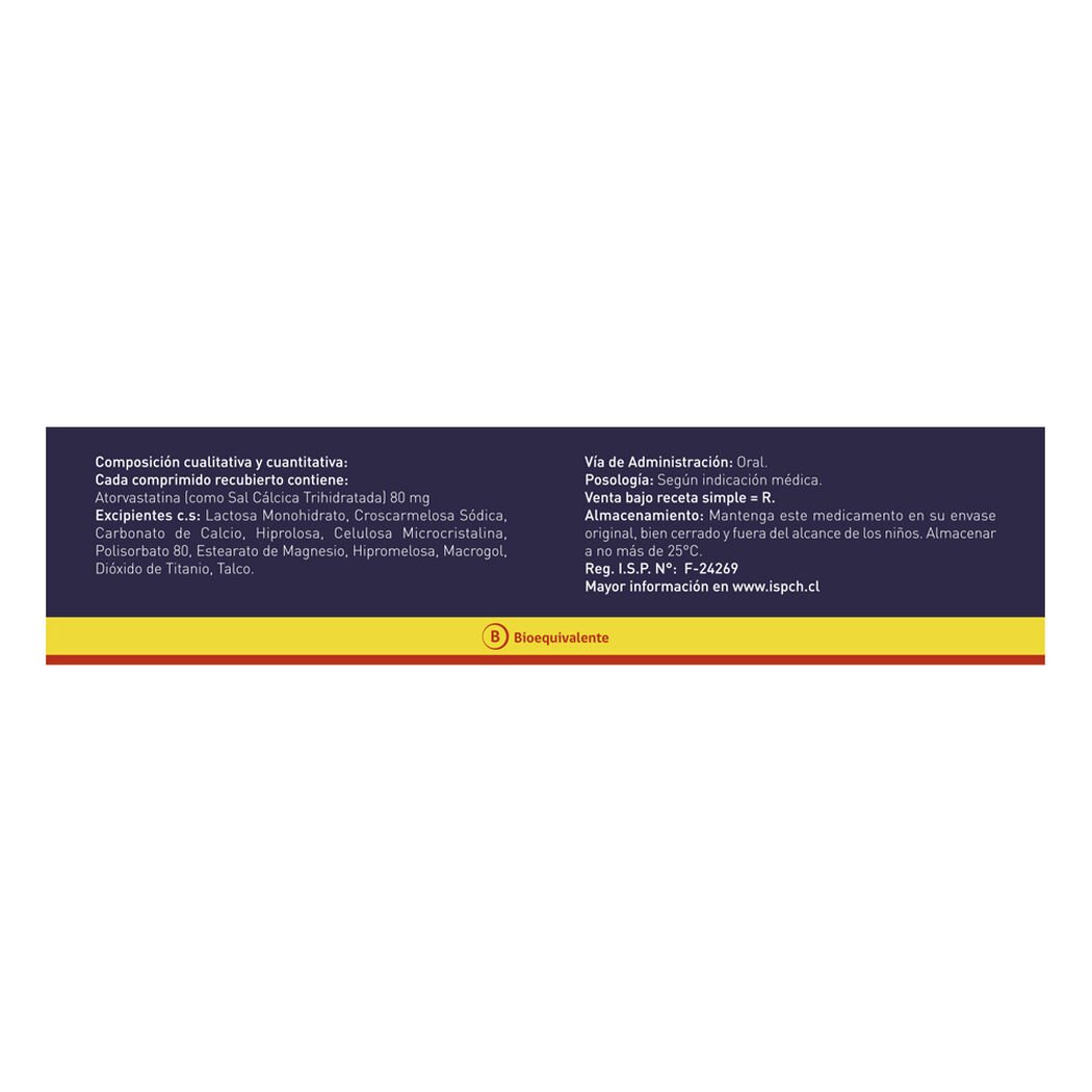 Toresta 80 mg  30 Comprimidos, , large image number 1