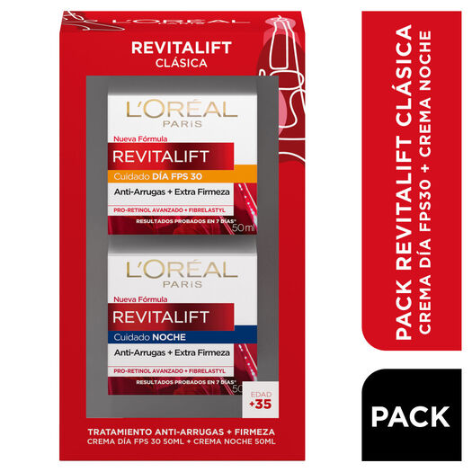 Pack Anti-Arrugas Revitalift Día + Noche de L Oréal Paris, , large image number 0