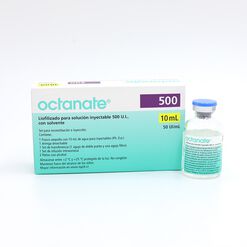 Octanate 500 UI FVIII Ant Liofilizado + Kit de Administraci&oacute;n