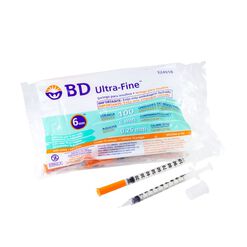 Jeringa Desechable Insulina 100 UI x 10 Unidades