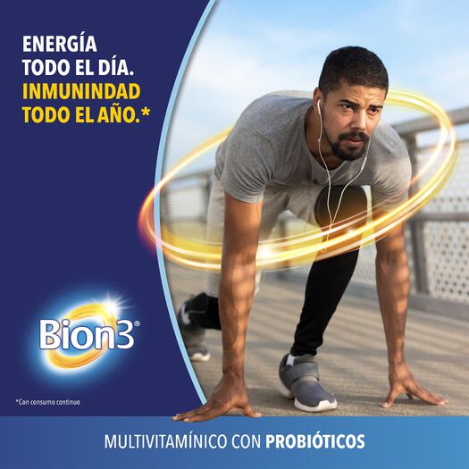 Multivitamínico con Minerales y Probióticos Bion3 30 Comprimidos Recubiertos, , large image number 2