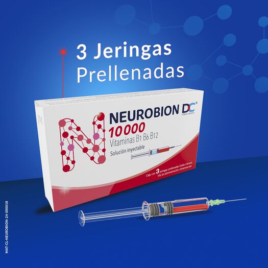 Neurobion DC Vitaminas del Complejo B con 3 jeringas, , large image number 1