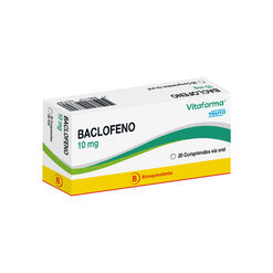 Baclofeno 10 mg x 20 Comprimidos