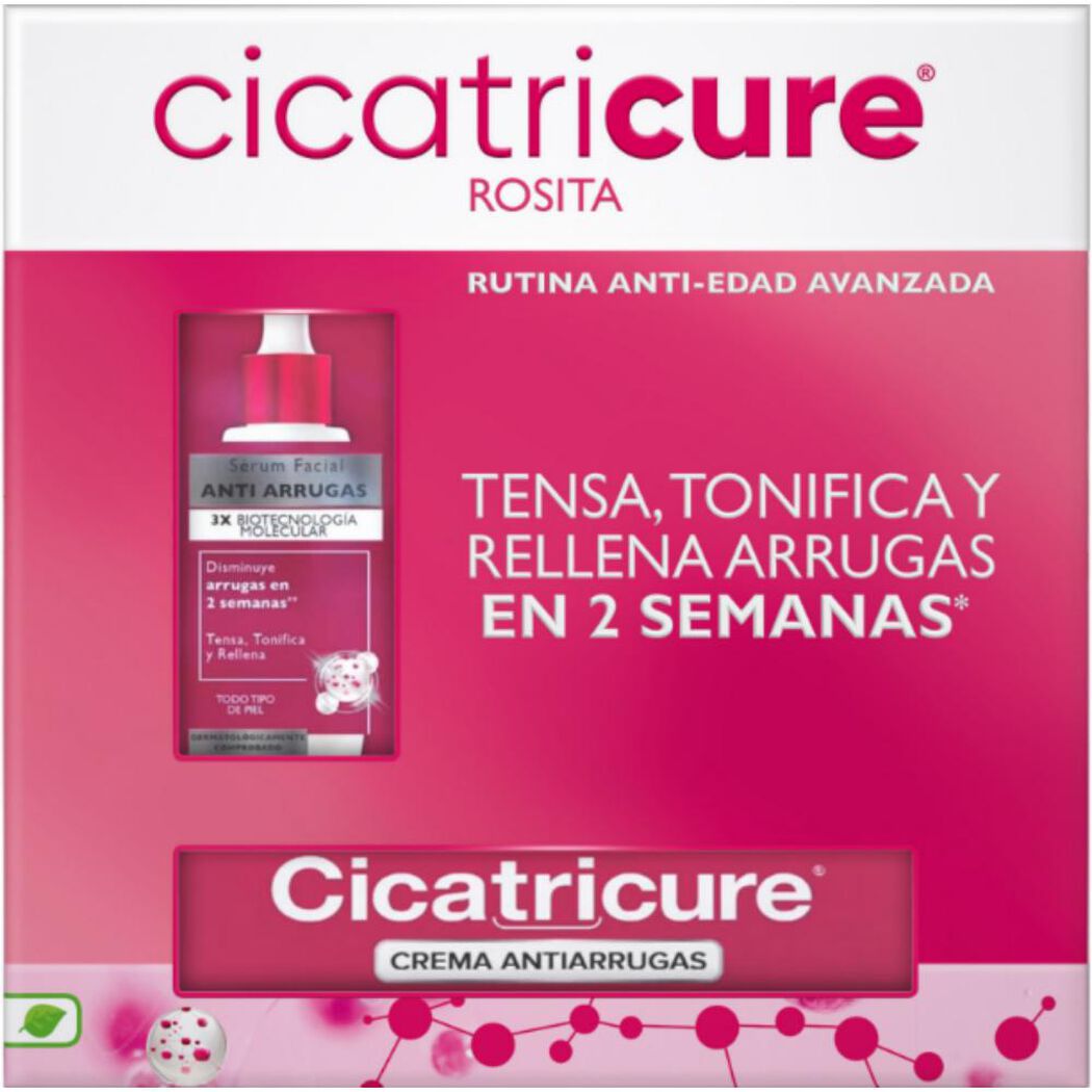 Pack Cicatricure Rosita Sérum Antiarrugas 30mL + Crema Antiedad 30Gr, , large image number 0
