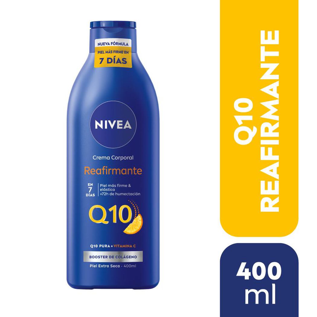 CREMA CORPORAL NIVEA REAFIRMANTE Q10+C PIEL EXTRA SECA 400ML, , large image number 0