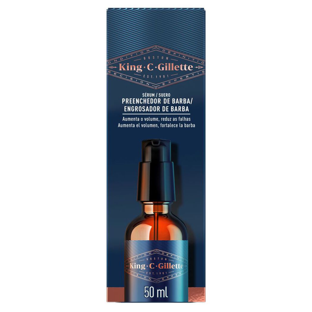 Serum Engrosador Gillette Barba King C 50 mL, , large image number 0