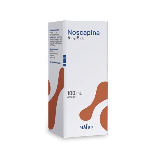 Noscapina 5 mg/5 ml x 100 ml Jarabe MINTLAB CO SA, , large image number 0