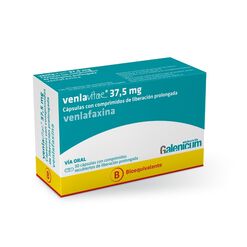 Venlavitae 37,5 mg x 30 Cápsulas con Comprimidos Recubiertos de Liberación Prolongada