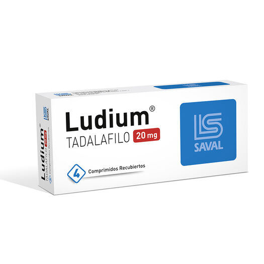 Ludium 20 mg x 4 Comprimidos Recubiertos, , large image number 0