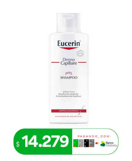 Shampoo Eucerin Dermo Capillaire Ph5 250 mL, , large image number 0