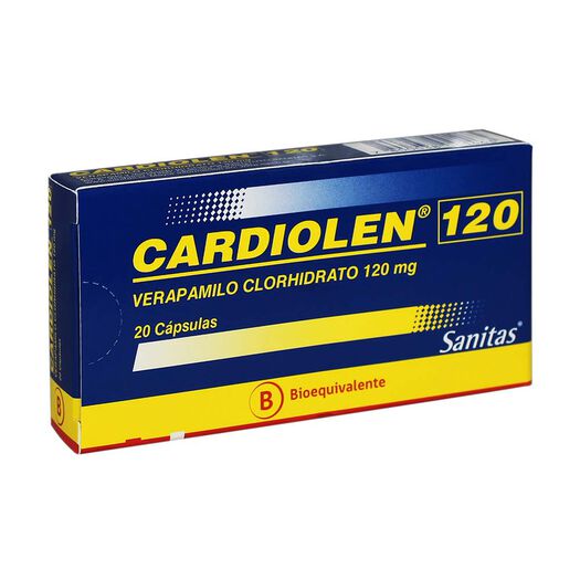 Cardiolen 120 mg x 20 Capsulas, , large image number 0