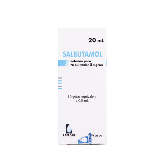 Salbutamol 5 mg/ml x 20 ml Solución para Nebulización BPH S.A., , large image number 0