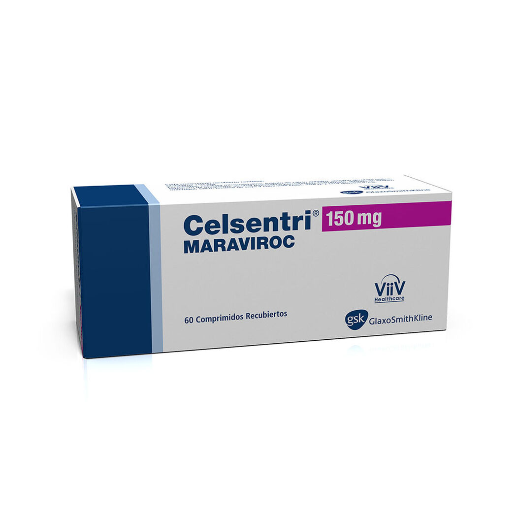 Celsentri 150 mg FCT 60 Comprimidos Recubiertos, , large image number 0