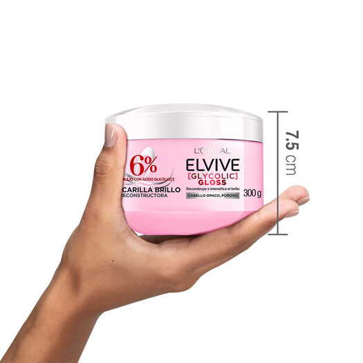 Tratamiento Capilar Elvive Glyco Gloss 300 g, , large image number 3