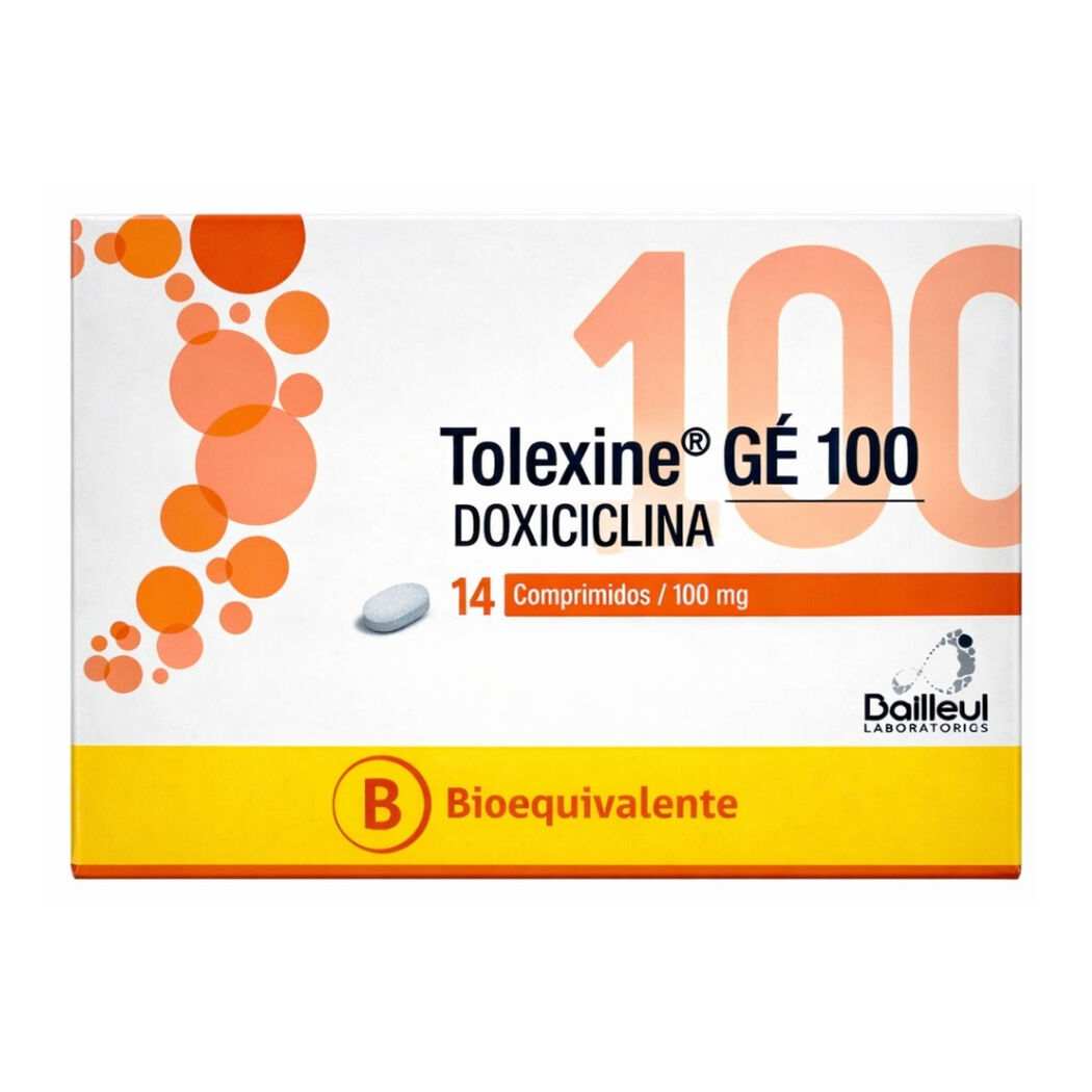 Tolexine Ge 100 mg Caja 14 Comprimidos, , large image number 0