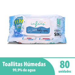 Toallas Húmedas Infans Water Baby 80 un