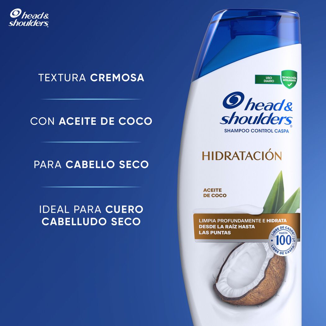 Shampoo Head & Shoulders Hidrataci&oacute;n 375 ml, , large image number 4