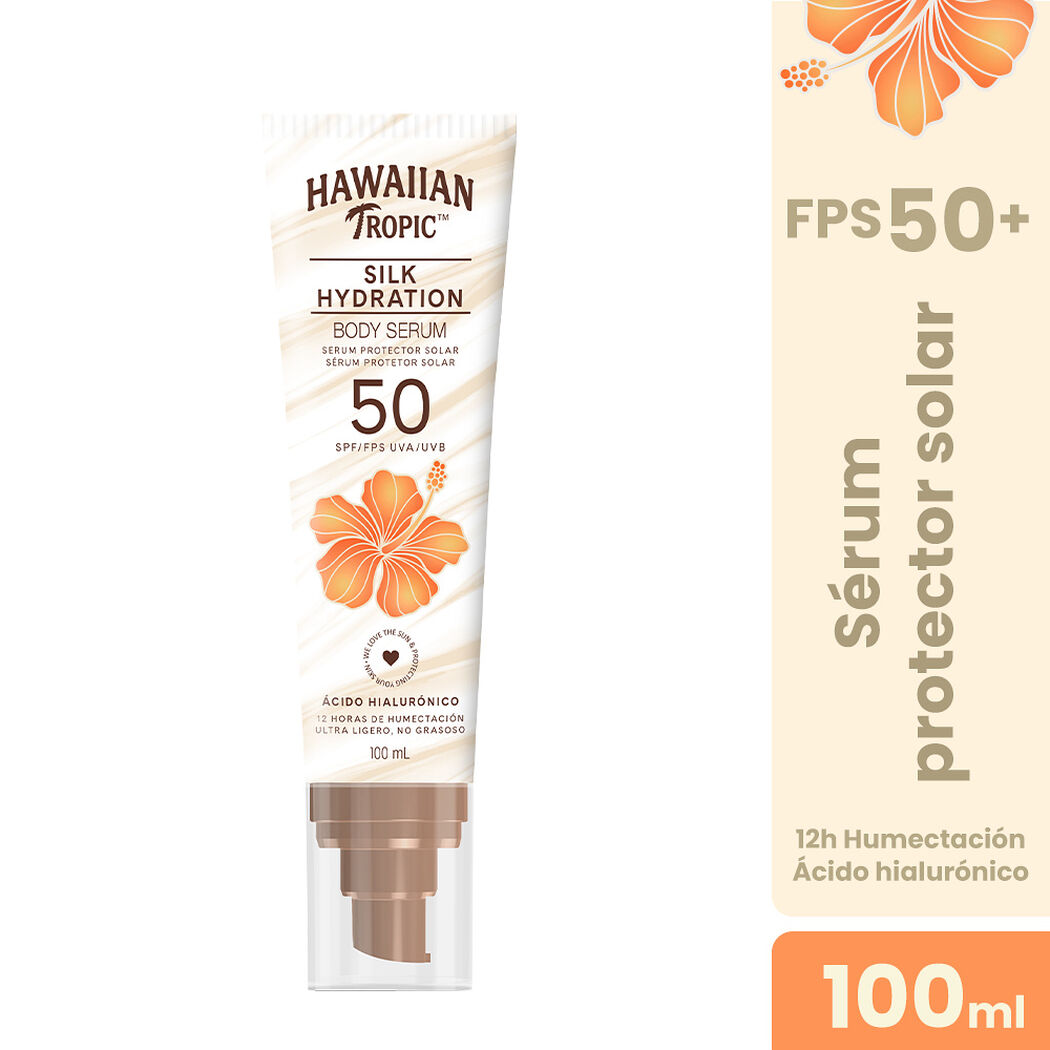 Protector Solar Silk Hydration Body Serum FPS 50 100ml, , large image number 0