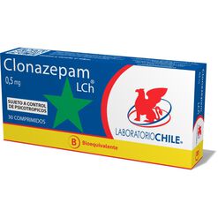Clonazepam 0.5 mg Caja 30 Comp. CHILE