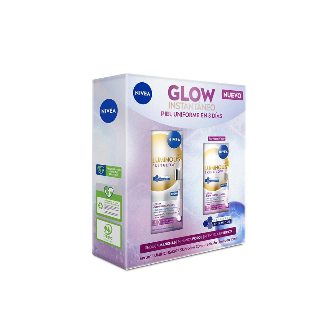 NIVEA Pack Luminous630 Facial Skinglow Serum 30ml + 15ml, , large image number 2