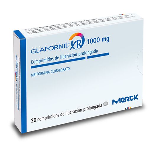 Glafornil XR 1000 mg x 30 Comprimidos de Liberación Prolongada, , large image number 0