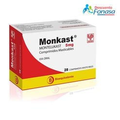 Monkast 5 mg x 28 Comprimidos Masticables