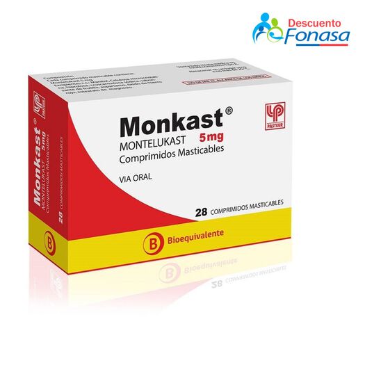 Monkast 5 mg x 28 Comprimidos Masticables, , large image number 0