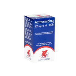 Azitromicina 200 mg/5 ml Polvo Para Suspensión Oral Fco. 15 ml CHILE