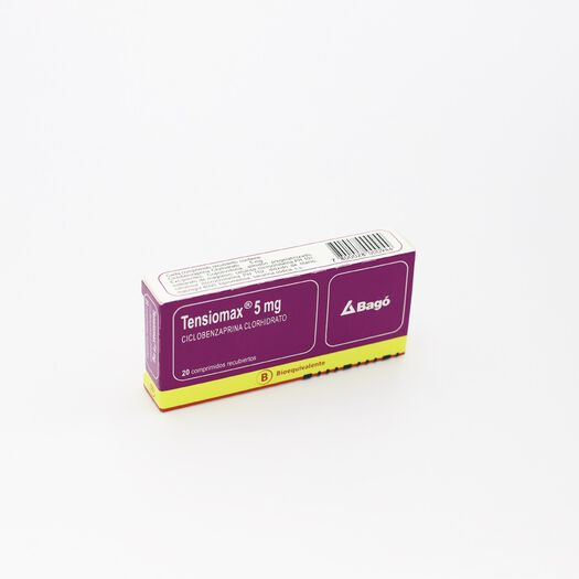 Tensiomax 5 mg x 20 Comprimidos Recubiertos, , large image number 0