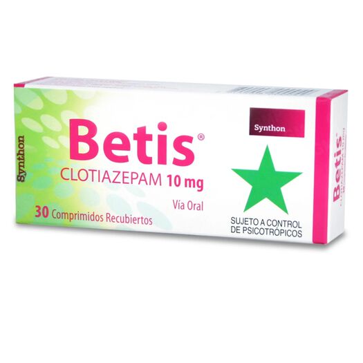 Betis 10 mg Caja 30 Comp. Recubiertos, , large image number 0
