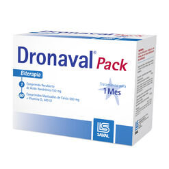 Dronaval Biterapia x 1 Comprimido Recubierto + 60 Comprimidos Masticables