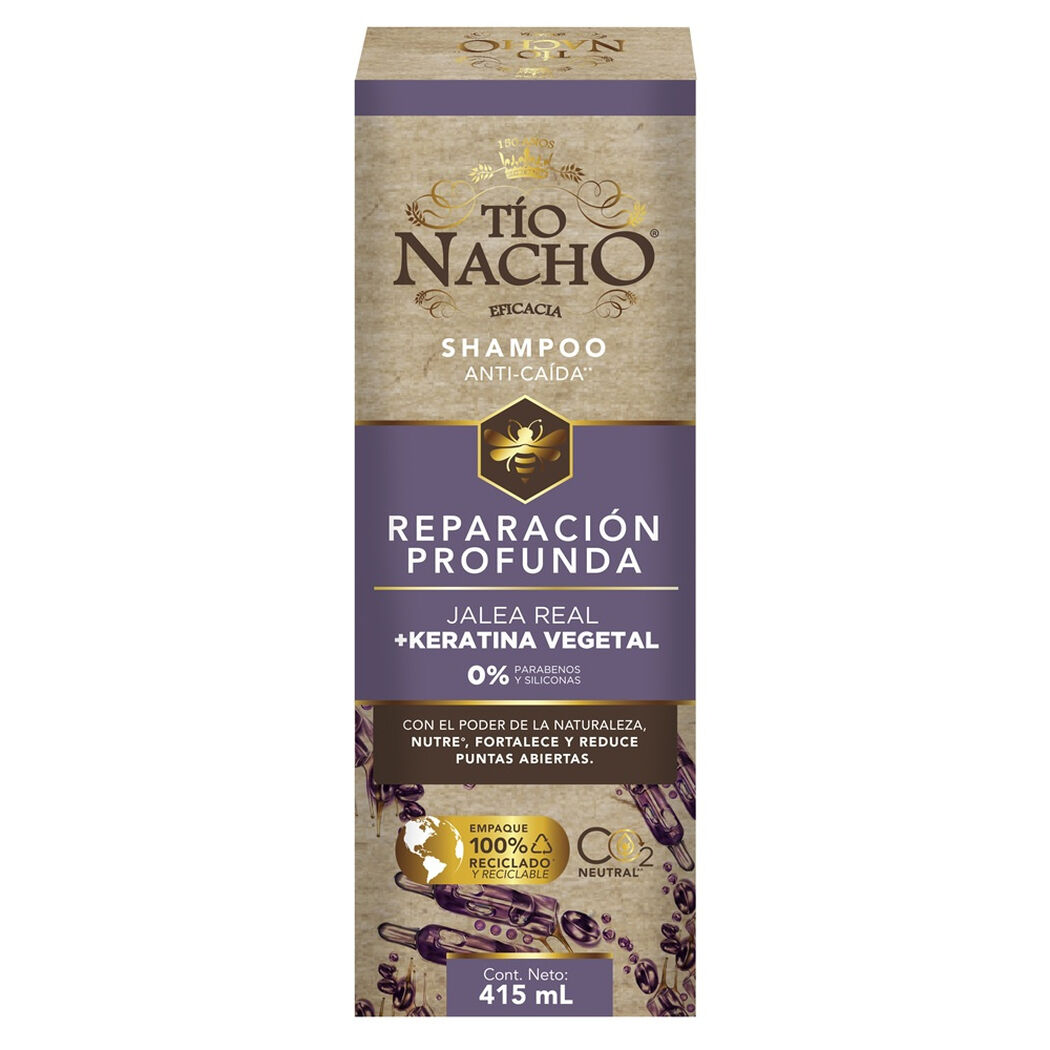 Shampoo Tio Nacho Reparacion Profunda con Keratina 415ml, , large image number 2