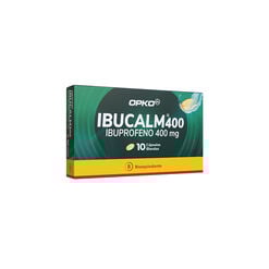 Ibucalm Ibuprofeno 400 Mg 10 Cap Blandas,  Ibucalm Ibuprofeno 400 Mg 10 Cap Blandas