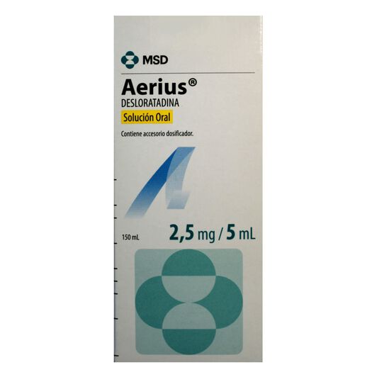 Aerius 2.5 mg/5ml Solución Oral Fco. 150 ml, , large image number 0