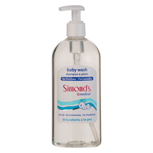 Simonds Medical Shampoo Y Jabón Baby Wash Sin Sal x 500 mL, , large image number 0