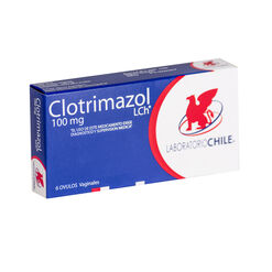 Clotrimazol 100 mg x 6 Óvulos Vaginales CHILE