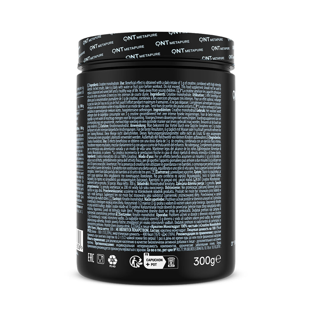Creatina QNT Creatine Monohydrated 300 g, , large image number 2