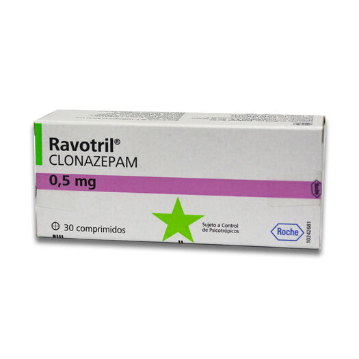 Ravotril 0,5 mg x 30 Comprimidos, , large image number 0