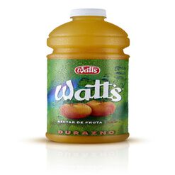 Watts Nectar Botella Durazno x 1,5 L