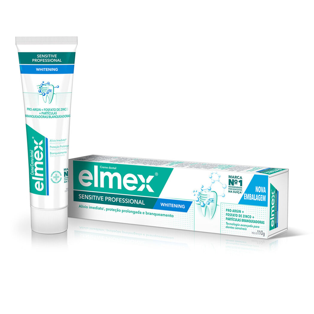 Pasta Dental Elmex Sensitive Whitening 110 g, , large image number 1